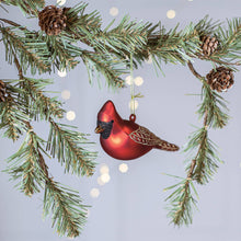 Load image into Gallery viewer, Cardinal Glass Ornament