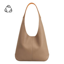Load image into Gallery viewer, Kenya Taupe Recycled Vegan Shoulder Bag