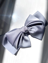 Load image into Gallery viewer, Giant Satin Bow Hair Clip: Pink