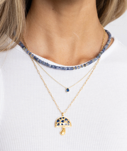 Load image into Gallery viewer, Ines Raindrop Necklace Sapphire