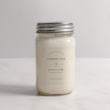 Load image into Gallery viewer, Country Pear - Soy Wax Mason Jar Candle: 16 oz