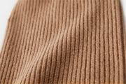 Camel Cashmere Wool Beanie