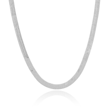 Load image into Gallery viewer, Natalia Herringbone Necklace: Gold