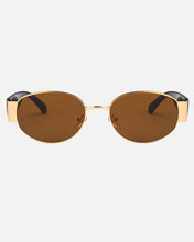 Load image into Gallery viewer, Elliott Polarized Sunglasses: Black/Gold