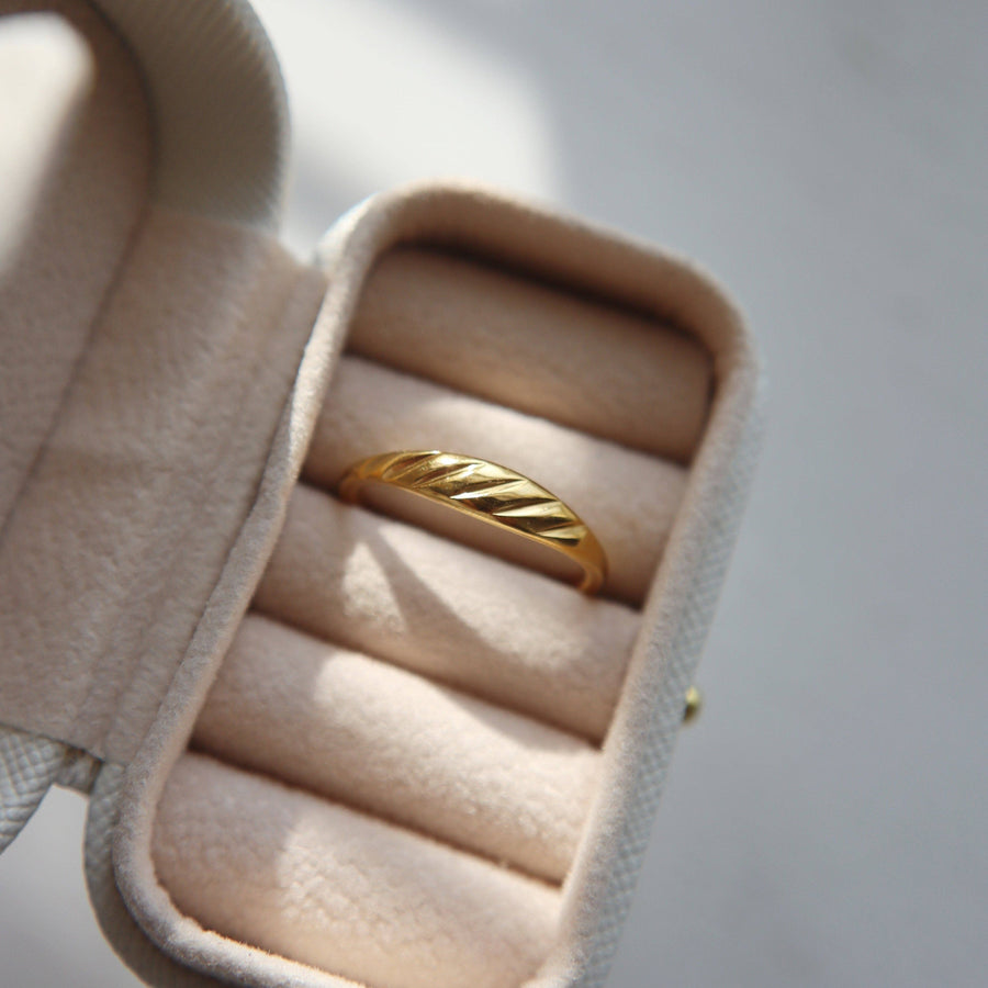 Evie Ring | Dainty Gold Ring: 8