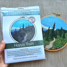 Load image into Gallery viewer, "Happy Trails" Landscape Embroidery Kit