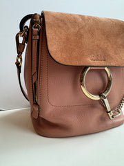 Chloé Faye Leather Backpack (Krystal F.)