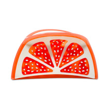 Load image into Gallery viewer, Large Grapefruit Slice Hair Claw Clip