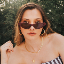 Load image into Gallery viewer, Natalia Herringbone Necklace: Gold