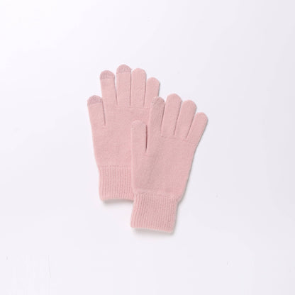 Touchscreen Gloves in Merino Wool: Grey