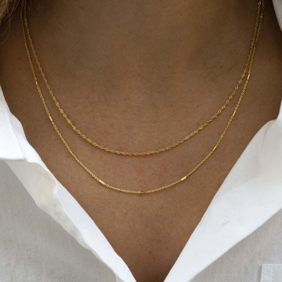 Milla Chain Necklace: Gold / 16" + 3" ext.