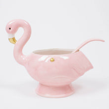 Load image into Gallery viewer, Flamingo Punch Bowl &amp; Ladle