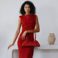 Load image into Gallery viewer, Dakota Taupe Recycled Vegan Shoulder Bag