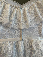 Load image into Gallery viewer, Janet - Tiered Lace 1970's Dress, 34" Bust, 26" Waist