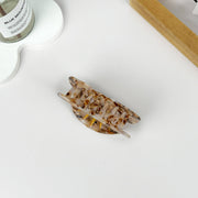 Sun Series Acetate Hair Claw Clip: White