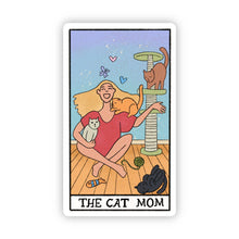 Load image into Gallery viewer, "The Cat Mom" Tarot Card Sticker