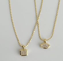 Load image into Gallery viewer, Dia Necklace : Marquise