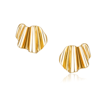 Load image into Gallery viewer, Mari Statement Studs: Yellow Gold