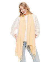 Load image into Gallery viewer, Cozy Woven Cashmere Wrap Shawl Scarf Throw: Capuccino