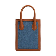 Load image into Gallery viewer, Roberta Denim Small Tote Bag