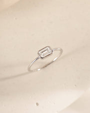 Baguette Bezel Ring: Gold / 7