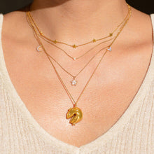 Load image into Gallery viewer, Fortune Cookie Locket Necklace: Gold