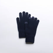 Touchscreen Gloves in Merino Wool: Oatmeal