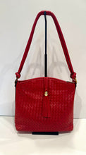 Load image into Gallery viewer, Red Italian Leather Bag