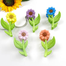 Load image into Gallery viewer, Sunflower flower style hair claw clip: Pink