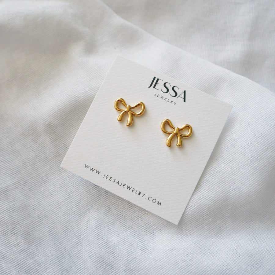 Bow Stud Earrings | Dainty Earrings