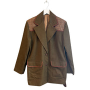 Olive Jacket, 1970’s, 41” Bust