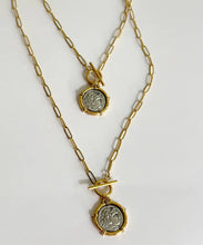Load image into Gallery viewer, Greek Coin Necklace