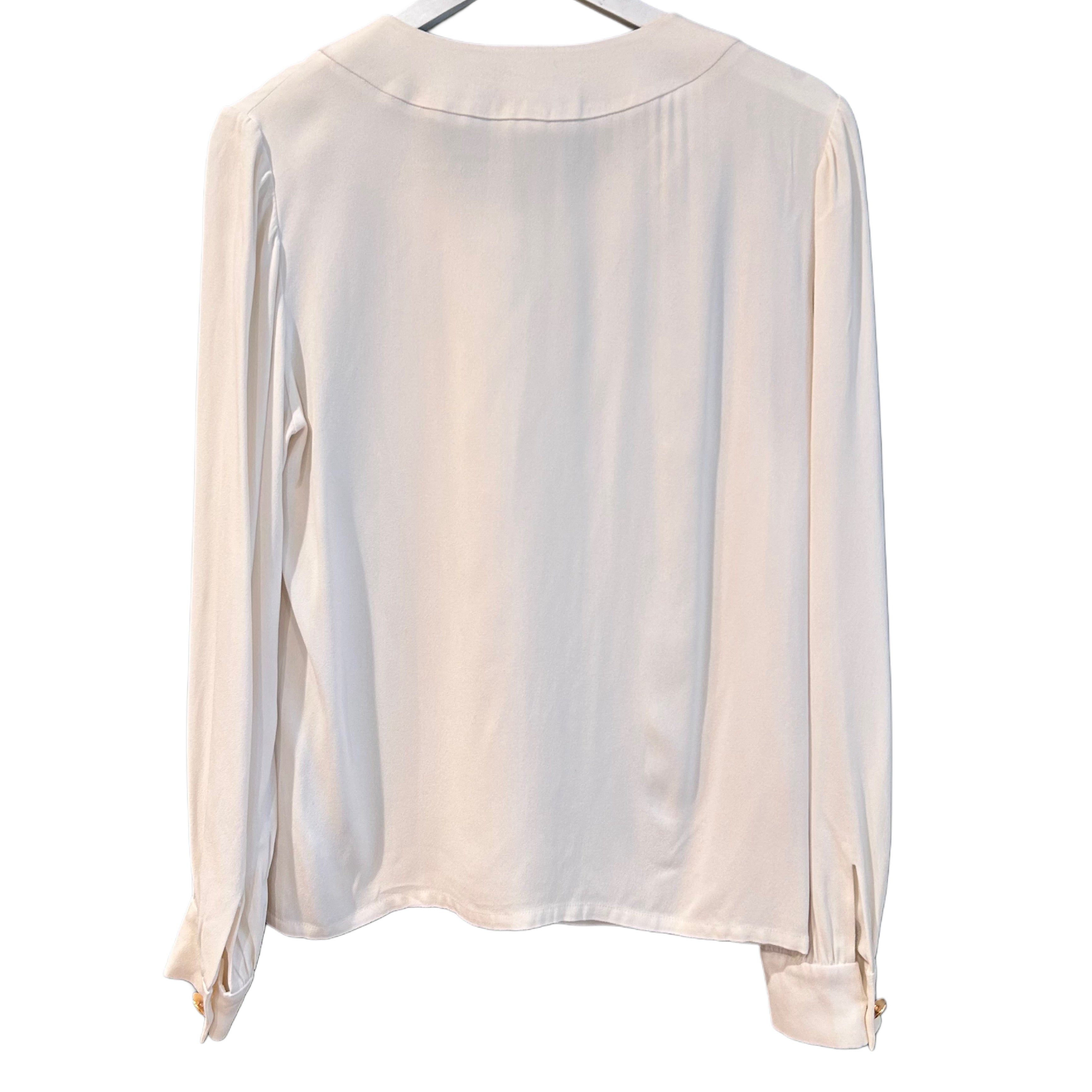 White Givenchy Blouse, 40" Bust (Krystal F.)