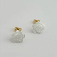 Load image into Gallery viewer, Mother Rose Stud Earrings