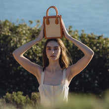 Load image into Gallery viewer, Roberta Straw Small Tote Bag