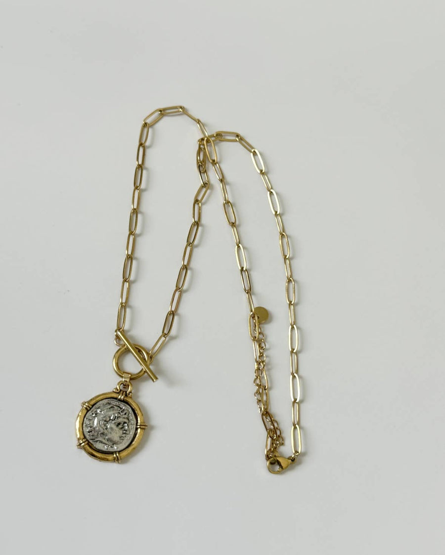 Greek Coin Necklace
