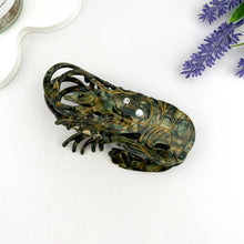 Load image into Gallery viewer, Lobster Pearl-Embellished Acetate Hair Claw Clip: Pink