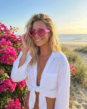 Load image into Gallery viewer, Lilah Polarized Sunglasses: Tan / Polarized + 100% UV Protection