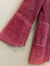 Load image into Gallery viewer, Purple Suede Jacket, 90’s, 42” Bust