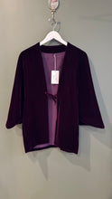 Load image into Gallery viewer, Nina L-Maroon Velvet Cape, 1990s, 48” across