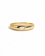 Load image into Gallery viewer, CZ Dome Ring: Gold / 7