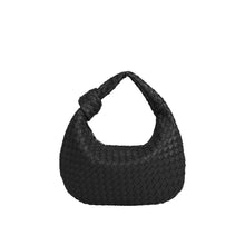 Load image into Gallery viewer, Drew Small Black Recycled Vegan Top Handle Bag