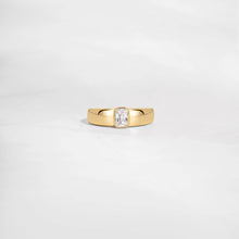 Load image into Gallery viewer, Baguette Dome Ring: Gold / 6