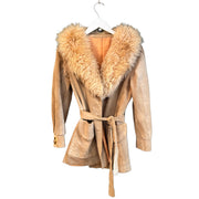 Beige Fur Jacket, 1970's, 38" Bust