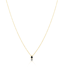 Load image into Gallery viewer, Ines Raindrop Necklace Sapphire