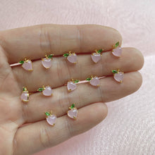 Load image into Gallery viewer, Peach Studs: Rose Gold