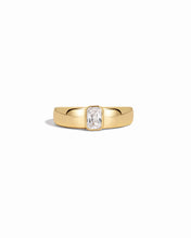 Load image into Gallery viewer, Baguette Dome Ring: Silver / 6