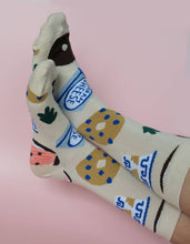 Load image into Gallery viewer, Bagels 100% Cotton Women's Crew Socks