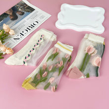 Load image into Gallery viewer, Tulip mid-calf summer stockings: A