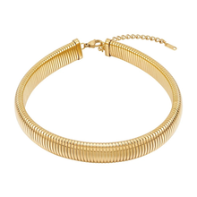 Load image into Gallery viewer, Josie Choker Necklace: Gold / 15mm